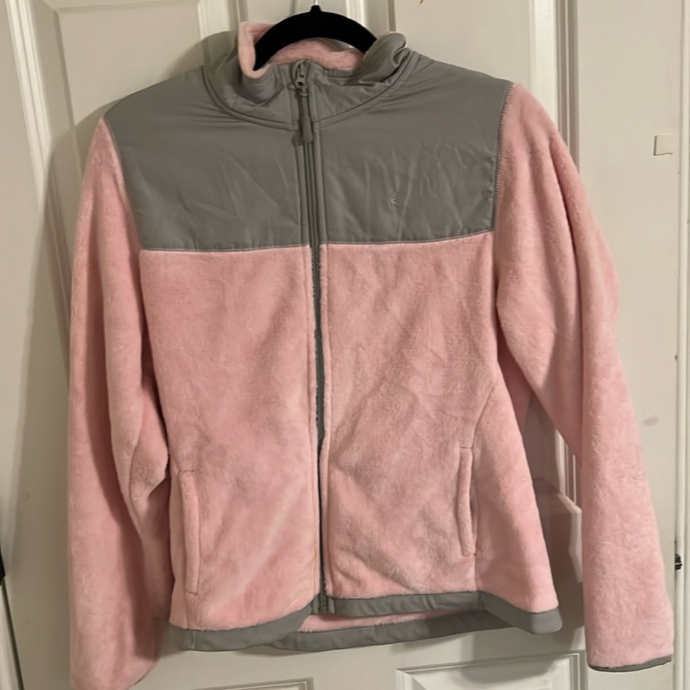 Brand new pink fleece zip up jacket